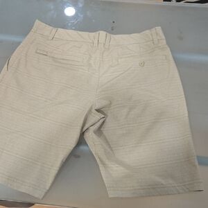Hang Ten Beige Flat Front Shorts